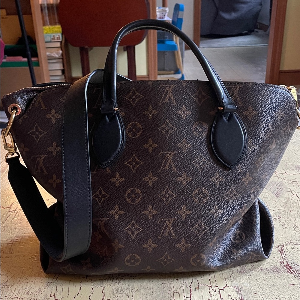 Louis Vuitton Tote Flower Monogram Shoulder Bag 2WAY - Picture 6 of 17